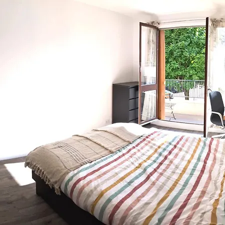 Apartment Evasion La Defense - Balcon & Wi-fi, A 10 Min De Paris Courbevoie